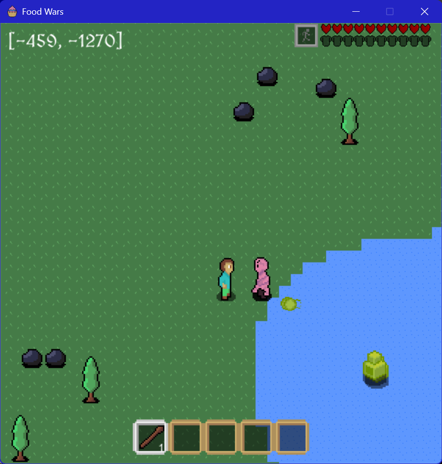 Food Wars battle scene