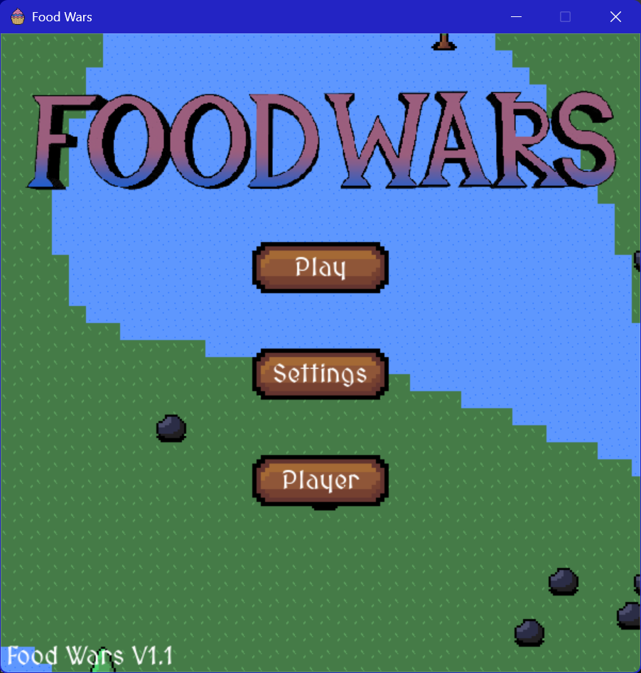 Food Wars main menu